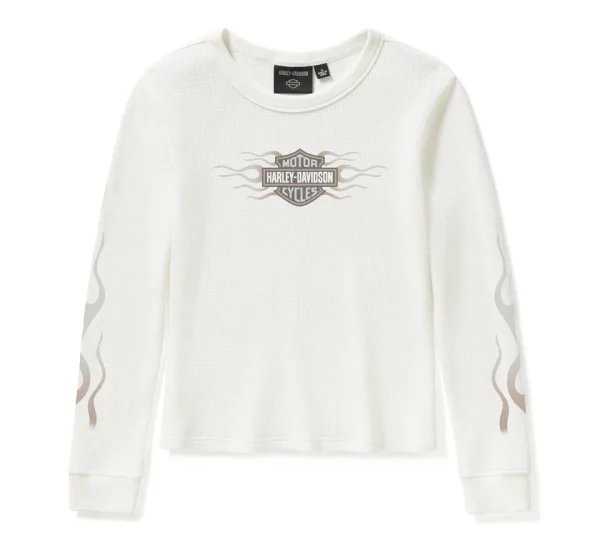 Maglia girocollo -  Vintage Flames Knit Top - Cloud Dancer