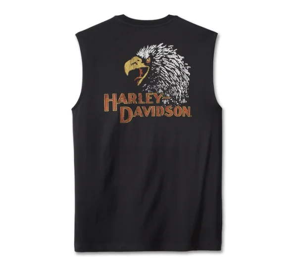 T-shirt Harley-Davidson® Classic Eagle Blowout - Nera -