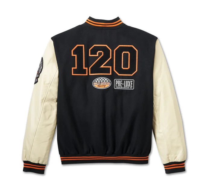 Harley-Davidson® Giacca Varsity 120th Anniversary Da Uomo - immagine 2