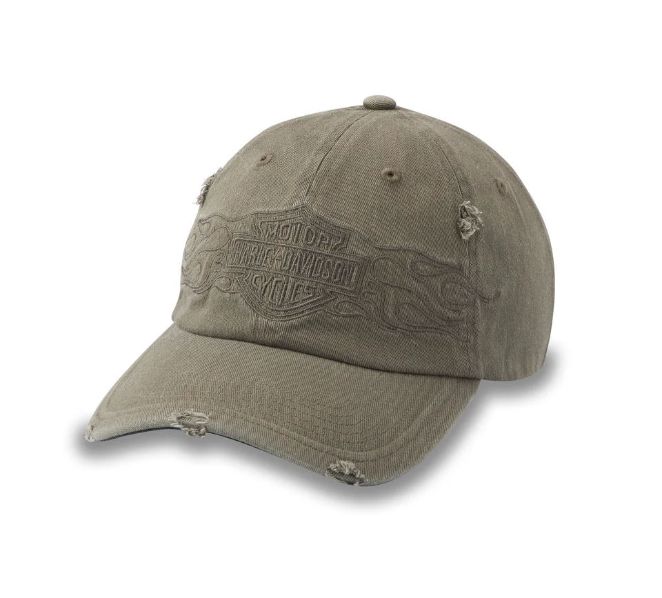 Cappello elasticizzato Flying lap Distressed - Foglia di vite - immagine 1