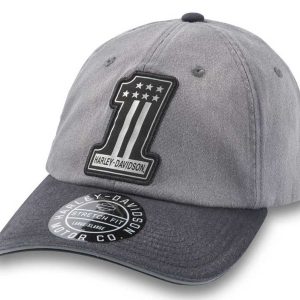 ® Men's Reflective #1 Fitted Baseball Cap - Black/Gray