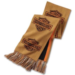 Sciarpa invernale Harley-Davidson® Striker Bar & Shield  - Toffee ...