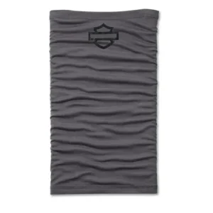 Scaldacollo Bar & Shield in lana merino - Blackened