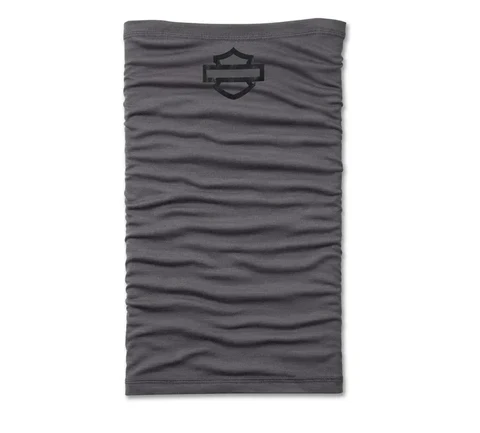 Scaldacollo Bar & Shield in lana merino - Blackened