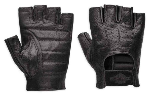 Guanti da moto in pelle senza dita H-D