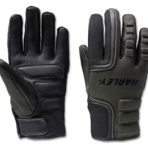 Harley-Davidson® Women's Waterproof Dyna Knit Riding Gloves, Black