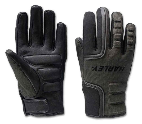 Harley-Davidson® Women's Waterproof Dyna Knit Riding Gloves, Black