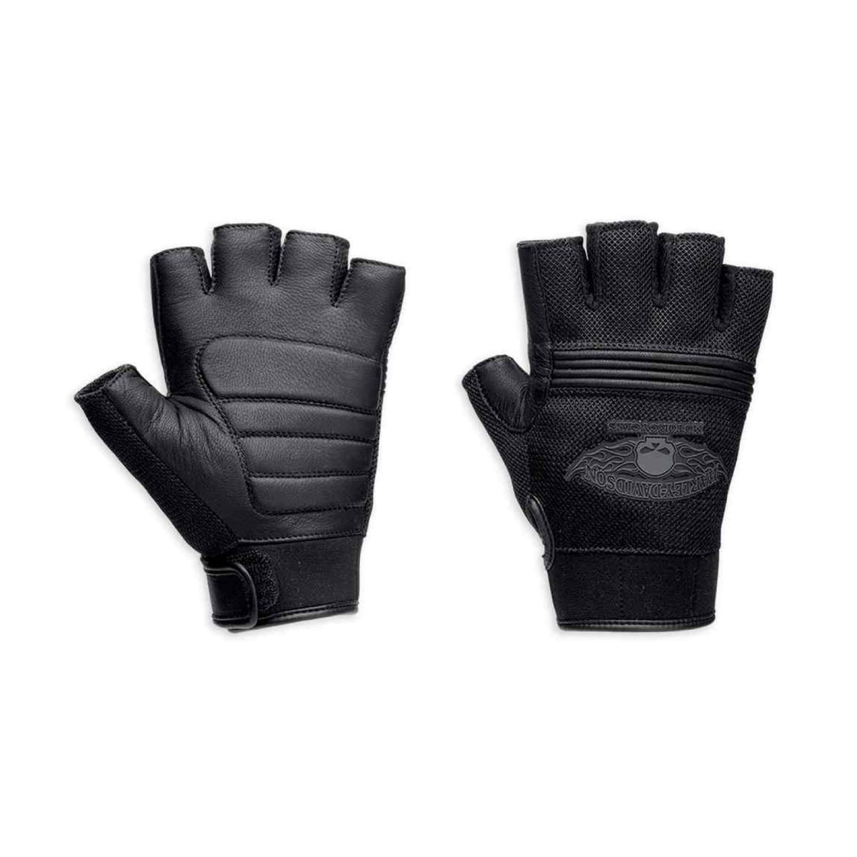 🔍 Guanti senza dita da uomo Harley-Davidson® Winged Skull - immagine 1