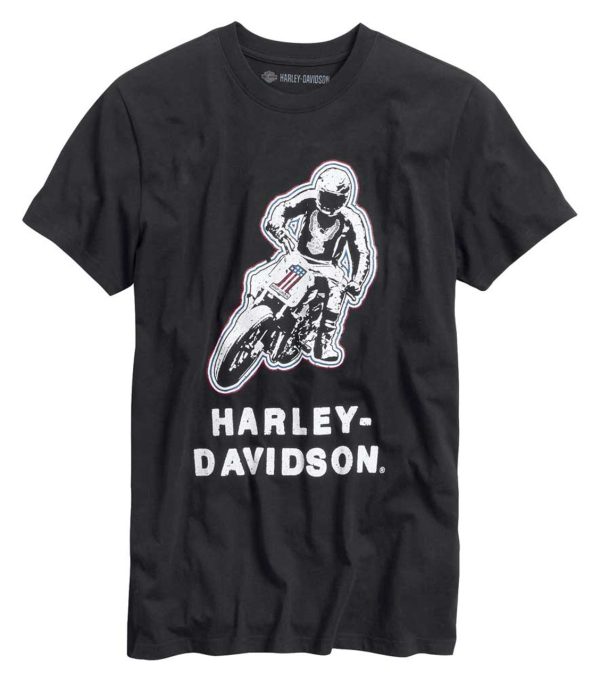 T-shirt slim fit da uomo #1 Racing a maniche corte
