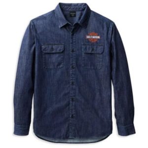 Camicia Uomo B&S Denim - Indaco Scuro