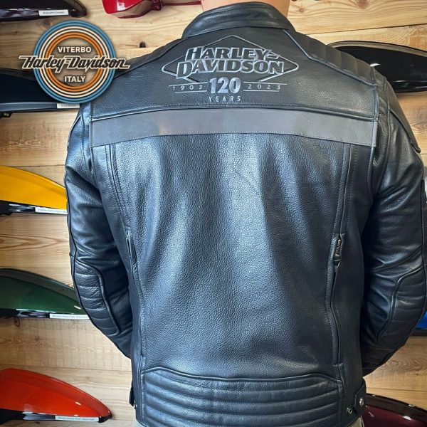 Harley-Davidson® Giacca Da Uomo In Pelle Amalgam Con Triple Vent System