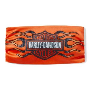 Fascia per Capelli Orange Strass