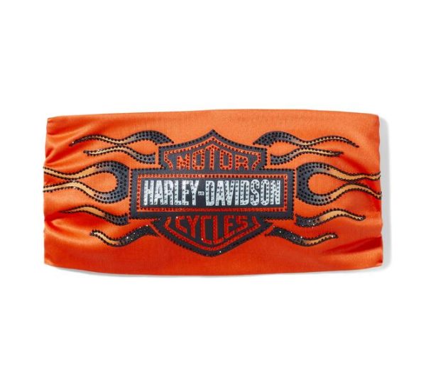 Fascia per Capelli Orange Strass