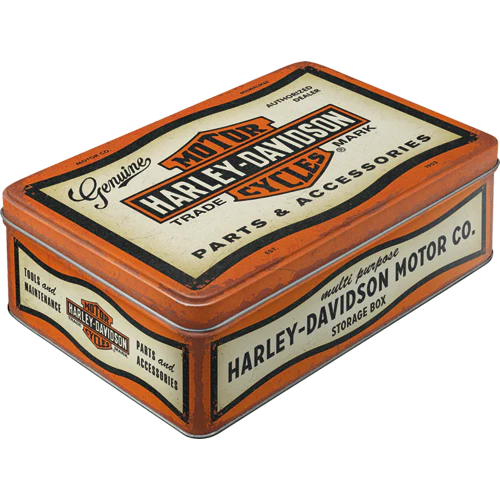 SCATOLE IN METALLO PIATTE HARLEY-DAVIDSON