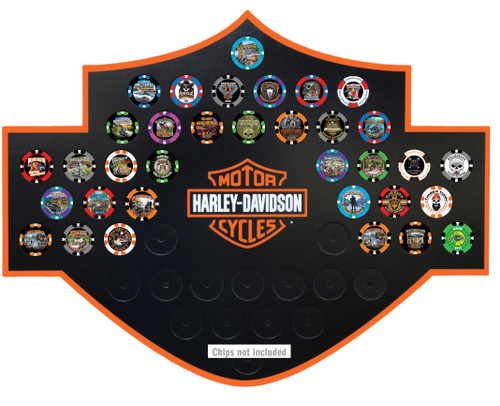 Harley-Davidson® Bar & Shield Fiches da Poker da Collezione...