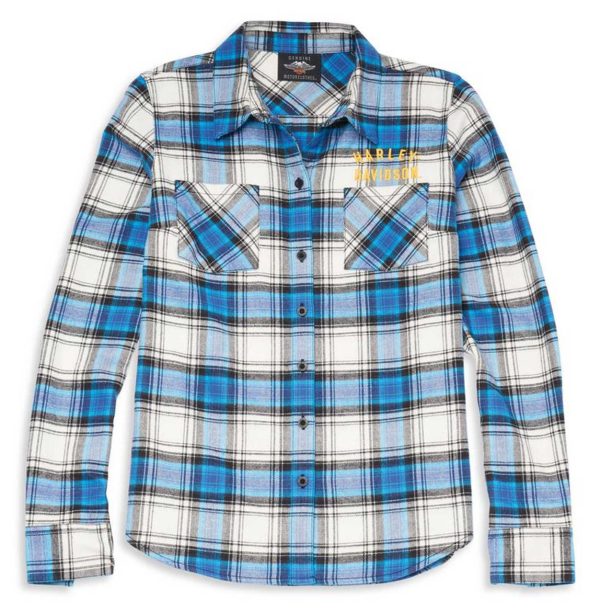 Camicia  in flanella scozzese Racer Font | Harley-Davidson