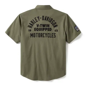 Camicia  da uomo V-Twin Equipped Solid Mechanics - immagine 2