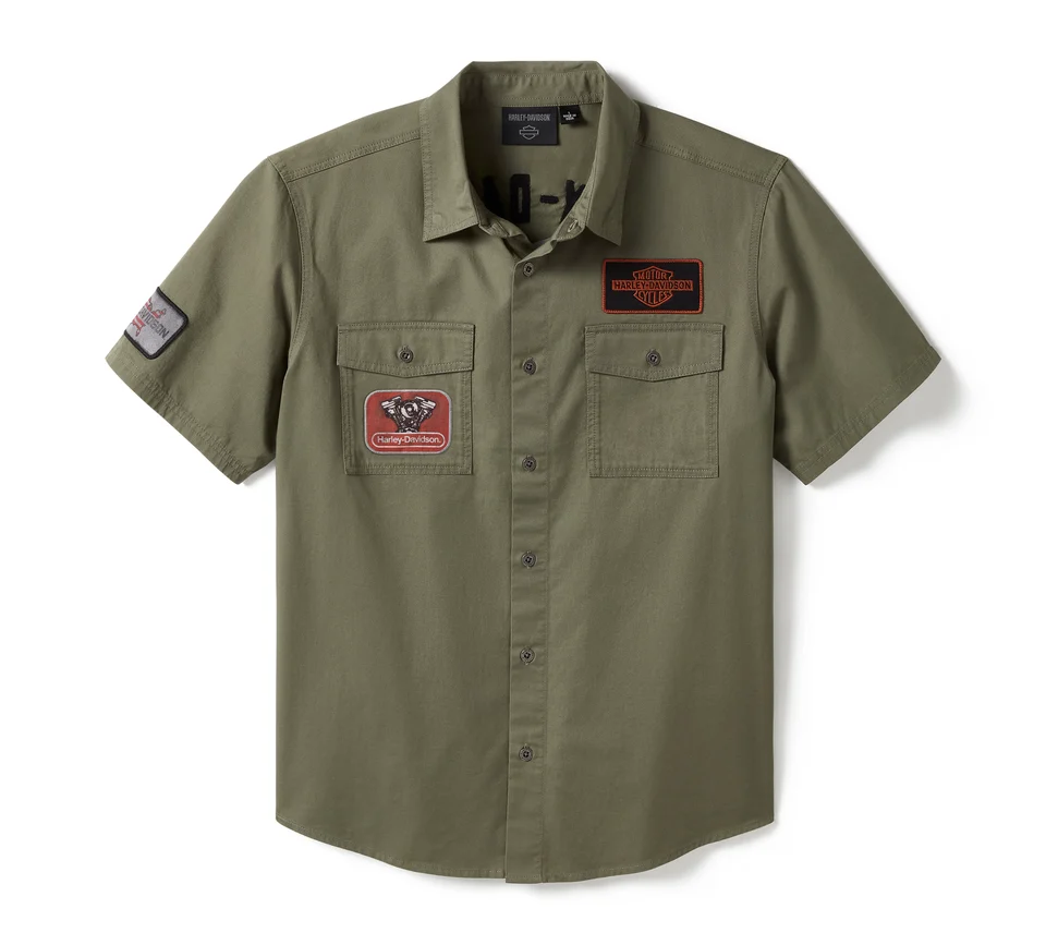 Camicia  da uomo V-Twin Equipped Solid Mechanics - immagine 1