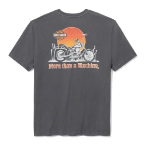 T-shirt Softail Sunset da uomo - immagine 2