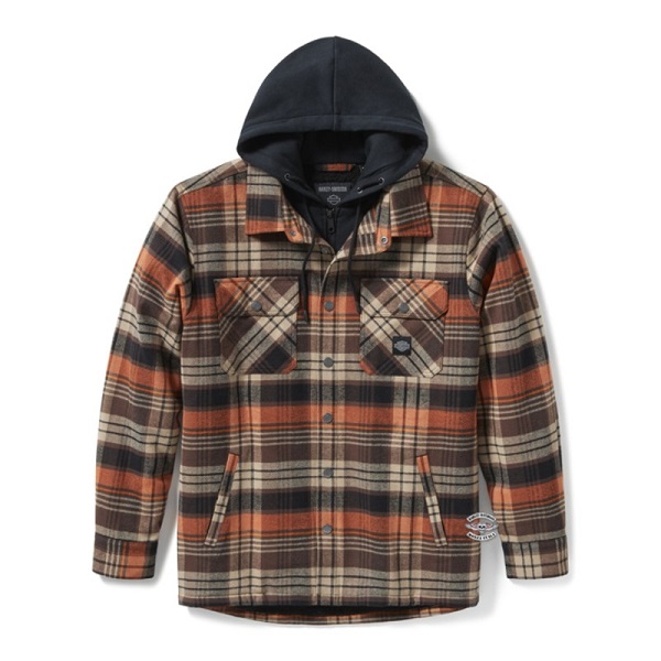 Harley-Davidson® Traveller Giacca camicia con cappuccio