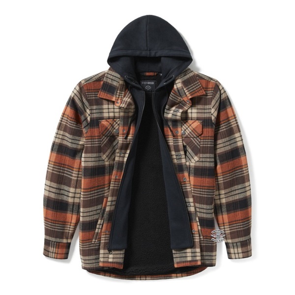 Harley-Davidson® Traveller Giacca camicia con cappuccio
