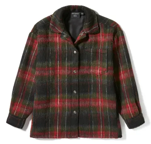 Harley-Davidson Giacca Camicia Donna Tartan Plaid