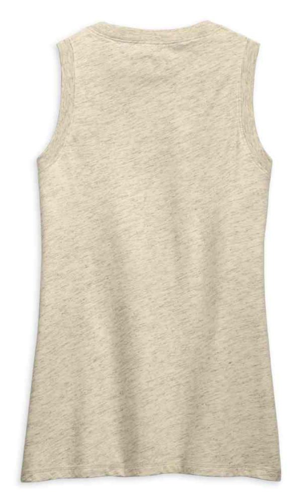 Canotta Logo Distressed -Bianco sporco