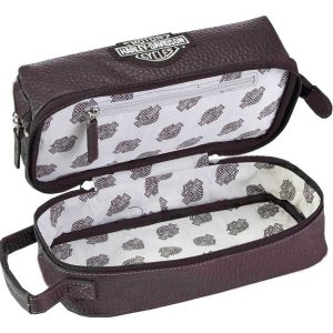 Kit da Toilette in vera pelle - immagine 3