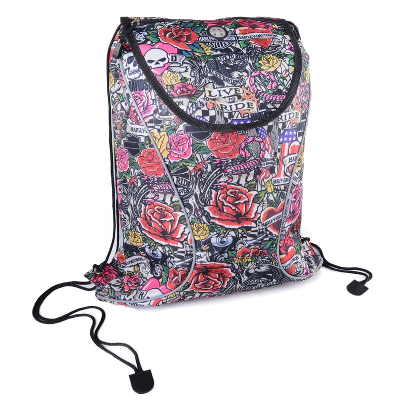 HARLEY DAVIDSON BY ATHALON SLING BACKPACK SACCA CON COULISSE - immagine 1