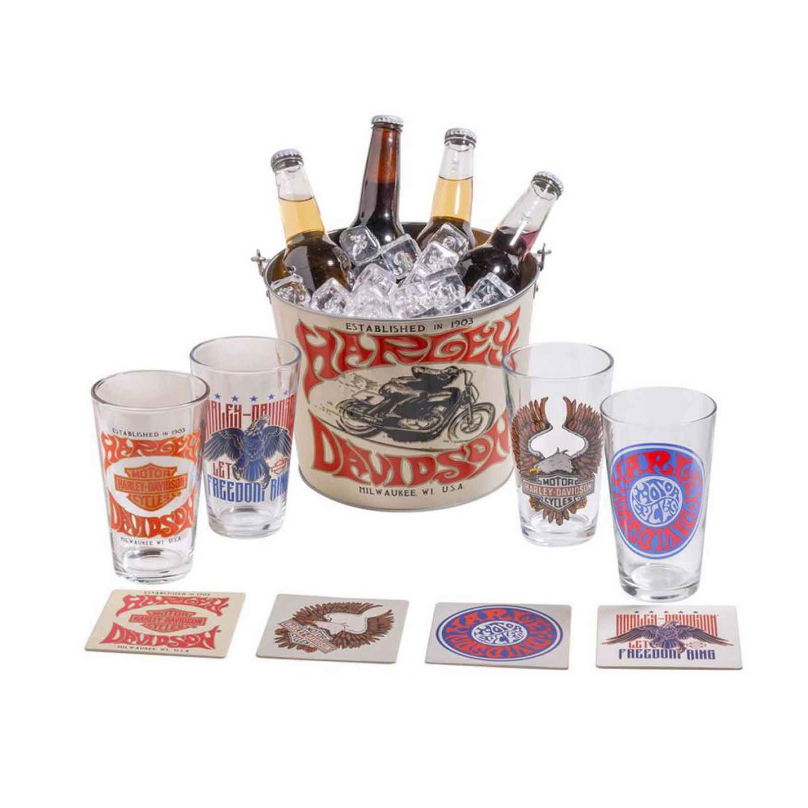 Harley-Davidson® HD 1970S Set da festa psichedelico | HDL-18823 - immagine 1