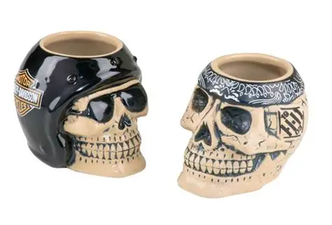 Harley Davidson - Set di bicchieri Skull Rider - HDL-18610