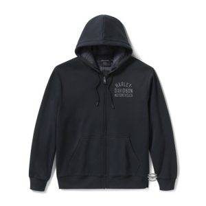 Felpa da uomo Plaid Lined Zip Harley-Davidson