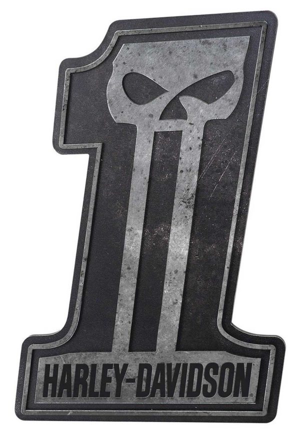 Harley-Davidson® #1 Skull Pub Sign HDL-15312
