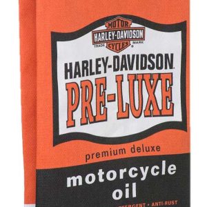 Asciugamano da bar Harley-Davidson® Pre-Luxe, 22 x 32 pollici, arancione e nero HDL-18571