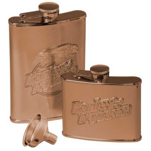 Set di fiaschette Harley-Davidson® Eagle, set di due fiaschette da 7 once e 4 once - Acciaio inossidabile