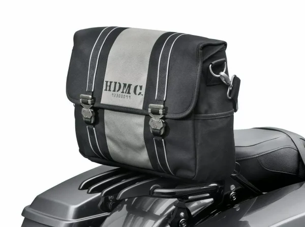 Zaino Da Viaggio Harley-Davidson Ponderosa In Ballistic E Pelle, Con Porta USB, Nero