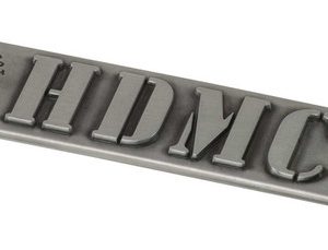 Apribottiglie in metallo HDMC lavorato su misura Harley-Davidson® - finitura argento antico