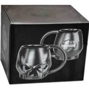 Harley-Davidson® Tazza da caffè con teschio scolpito - immagine 2
