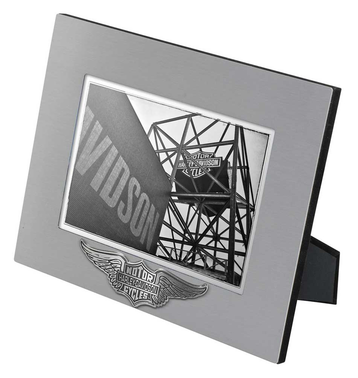 Harley-Davidson® Core Winged Bar & Shield Picture Frame - Foto 5x7 HDX-99107 - immagine 1