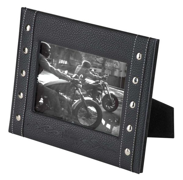 Harley-Davidson® Bar & Shield Flames Cornice - Contiene foto 4x6 HDX-99139