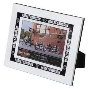 Harley-Davidson® Cornice in lega di zinco con intarsio - Contiene 5 x 7 foto HDX-99172