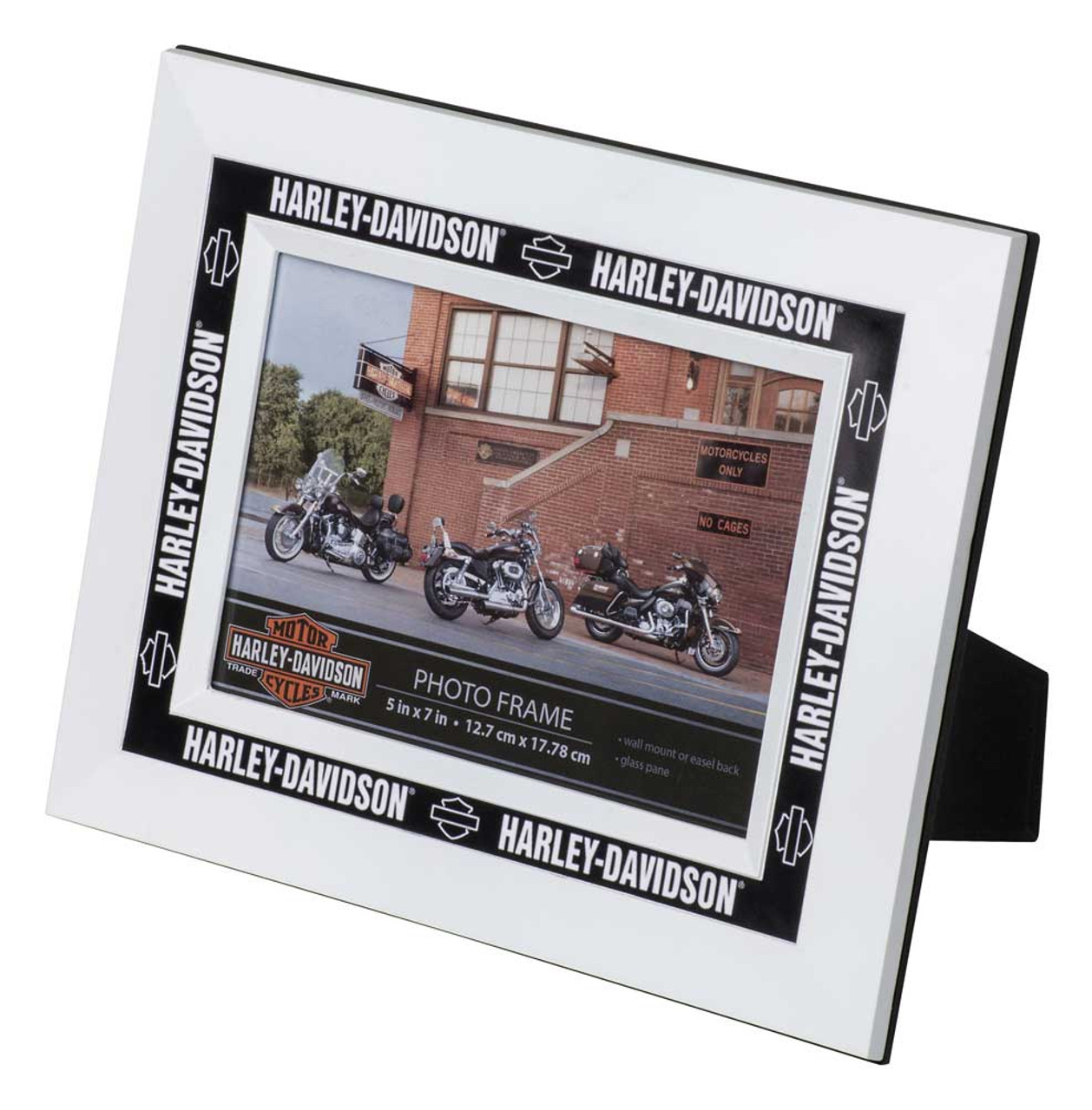 Harley-Davidson® Cornice in lega di zinco con intarsio - Contiene 5 x 7 foto HDX-99172 - immagine 1