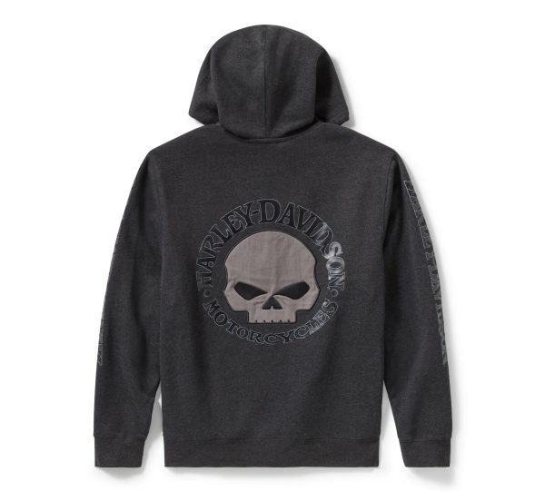 Felpa zippata con cappuccio Harley-Davidson® Willy G Grey