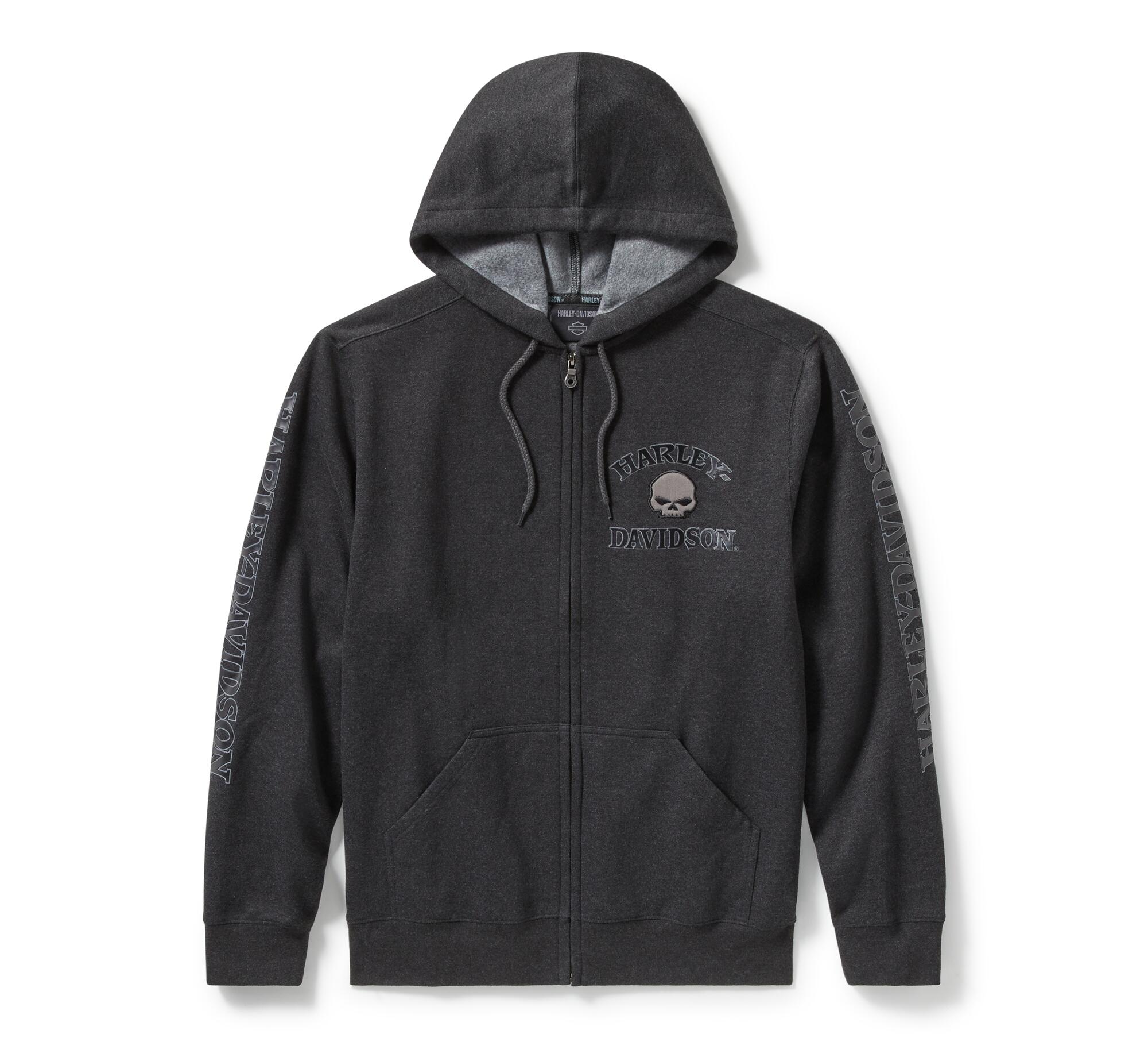 Felpa zippata con cappuccio Harley-Davidson® Willy G Grey - immagine 1