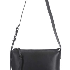 Borsa a tracolla Harley-Davidson® Bar & Shield Logo da donna in vera pelle, nera