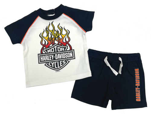 Set di maglietta e pantaloncini Harley-Davidson Infant 2 pezzi