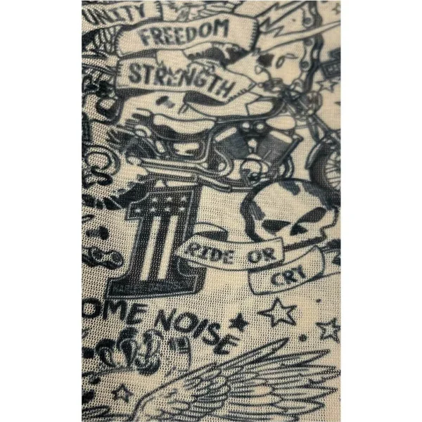 Maglietta ragazzo con maniche effetto tattoo