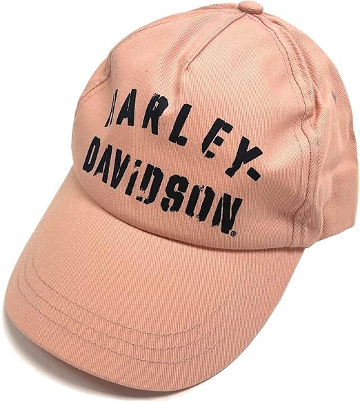 cappellino da baseball regolabile H-D Twill da bambina Harley-Davidson - rosa antico