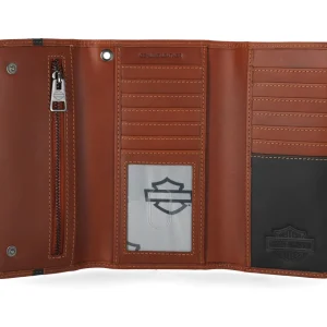 Portafoglio Harley-Davidson Center Block Trucker - Cognac - immagine 2