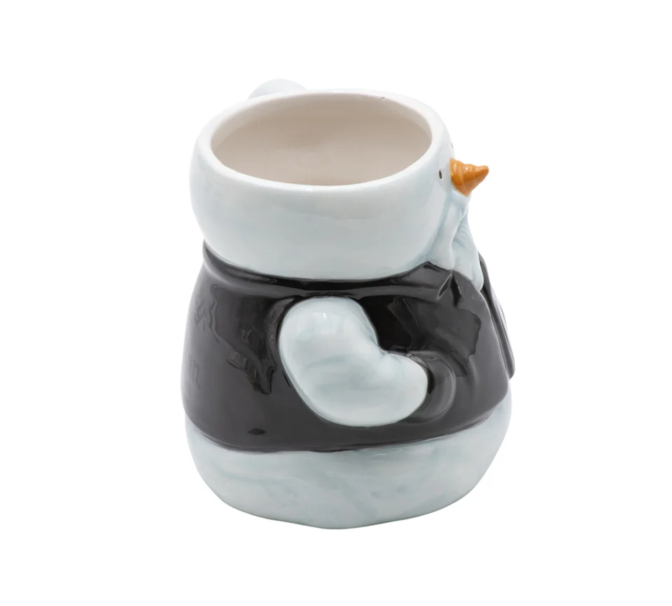 Biker Pupazzo di neve scolpito tazza - immagine 2